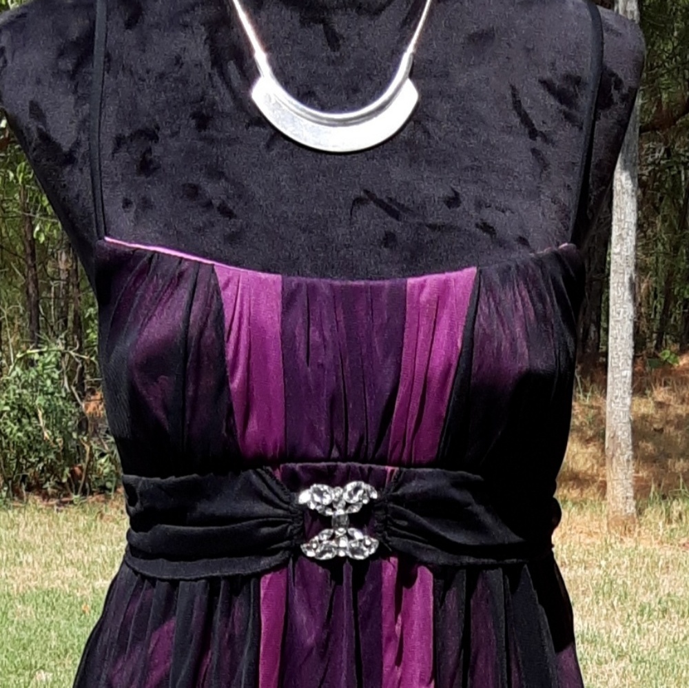 NWOT PURPLE AND BLACK DRESS